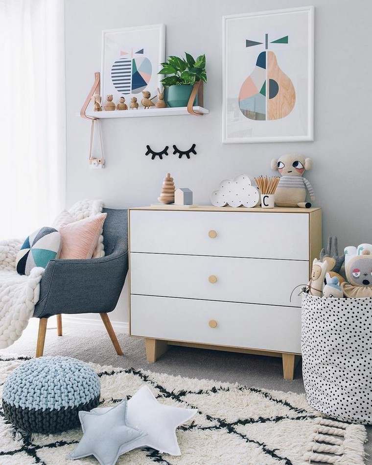 Style scandinave pour décorer la chambre bébé